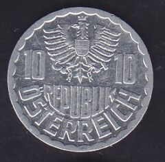 Avusturya 10 Groschen 1993