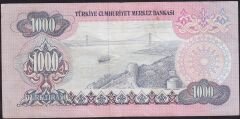 6.Emisyon 2.Tertip 1000 Lira D38 344651 Çok Temiz+
