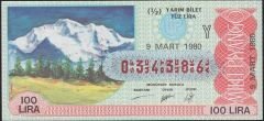 1980 9 Mart Yarım Bilet - Y Serisi
