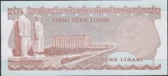 6.Emisyon 2.Tertip 20 Lira C72 082699 Ççt +
