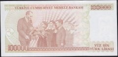 7.Emisyon 3.Tertip 100000 Lira I82 359474 Çilaltı Çil