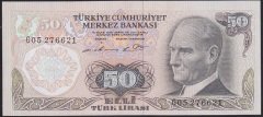 6.EMİSYON 1.TERTİP 50 LİRA G05 276621 ÇİLALTI ÇİL