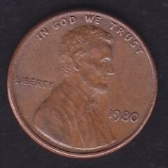 Amerika 1 Cent 1980