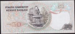 6.Emisyon 2.Tertip 50 Lira I90 778135 Çok Temiz+