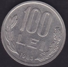 Romanya 100 LEİ 1993