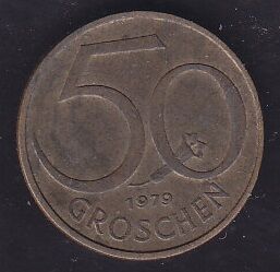 Avusturya 50 Groschen 1979