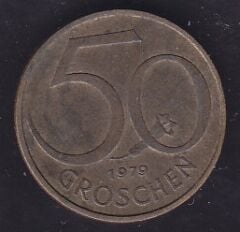 Avusturya 50 Groschen 1979