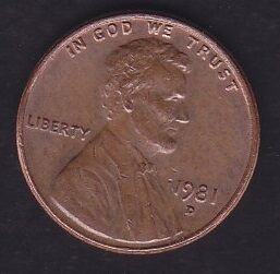 Amerika 1 Cent 1981 D