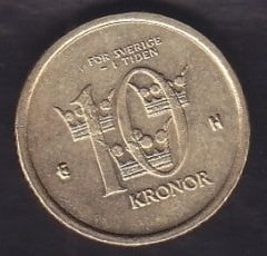 İSVEÇ 10 KRON 2003