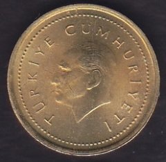 1995 Yılı 5000 Lira Çilaltı Çil Rakam Büyük
