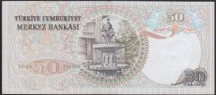 6.EMİSYON 1.TERTİP 50 LİRA F73 387630 ÇİLALTI