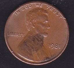 Amerika 1 Cent 1981