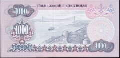 6.Emisyon 2.Tertip 1000 Lira D32 017379 Çilaltı
