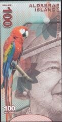 Aldabra Island 100 Dolar 2018 Çil Fantazi Para