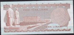 6.Emisyon 2.Tertip 20 Lira C29 140996 Ççt +