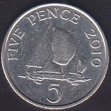 GUERNSEY 5 PENCE 2010