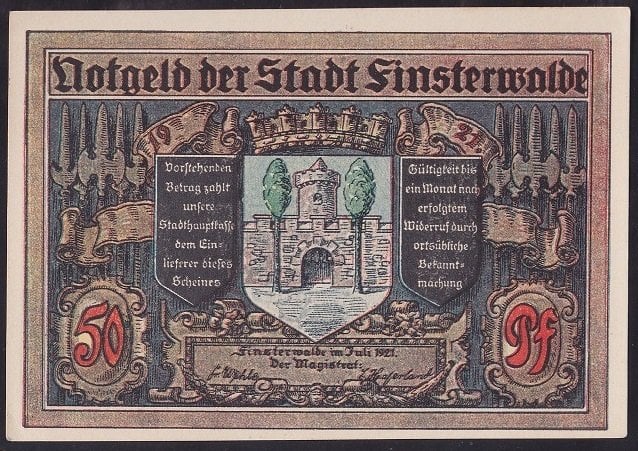 ALMANYA 50 PFENNİNG 1921 ÇİL