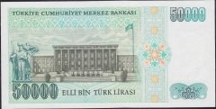 7.Emisyon 1.Tertip 50000 Lira B54 193561 Çilaltı Çil
