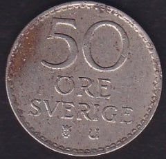 İsveç 50 Öre 1964