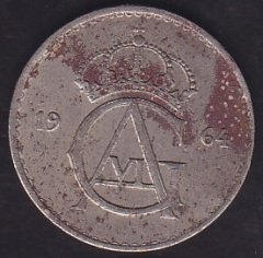 İsveç 50 Öre 1964