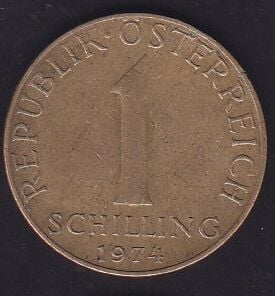 Avusturya 1 Şiling 1974