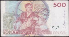 İsveç 500 Kronor 1992 Çok Temiz