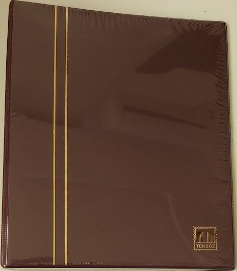 Teksöz Kağıt Para Albümü 5 Cm - Bordo