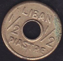 Lübnan 1/2 Piastre 1941