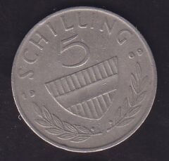 Avusturya 5 Şiling 1969