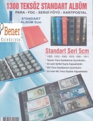 Teksöz Kağıt Para Albümü 5 Cm - Bordo