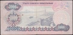 6.Emisyon 2.Tertip 1000 Lira D16 494923 Çok Temiz