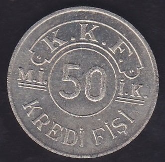 K.K.F Kredi Fişi 50 ( DARPHANE )