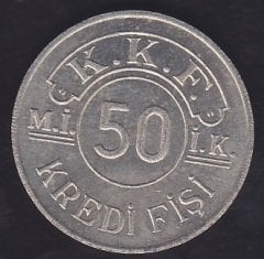 K.K.F Kredi Fişi 50 ( DARPHANE )