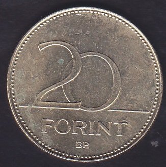 MACARİSTAN 20 FORINT 2012