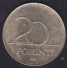 MACARİSTAN 20 FORINT 2012
