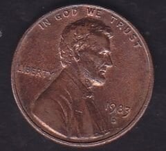 Amerika 1 Cent 1983 D