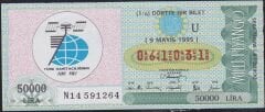 1995 9 Mayıs Çeyrek Bilet - U Serisi