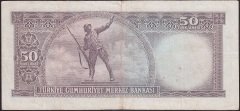 5.EMİSYON 6.TERTİP 50 LİRA M41 098176 ÇOK TEMİZ