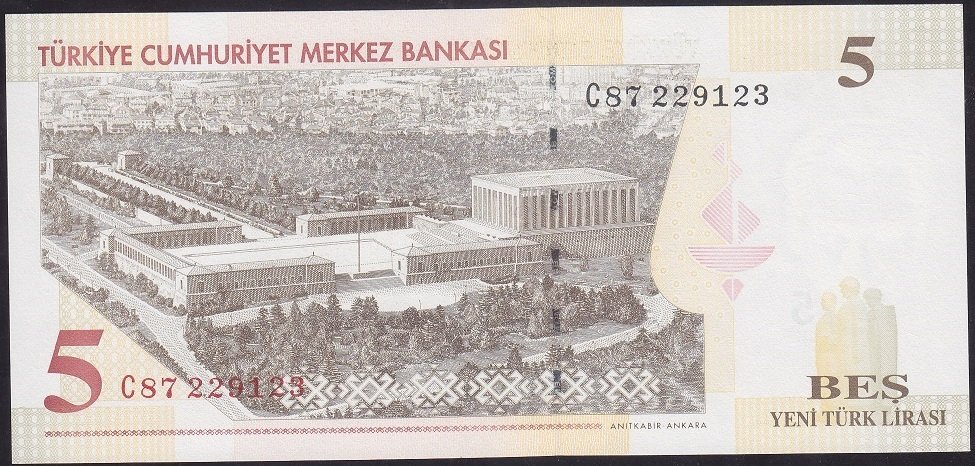 8.EMİSYON 5 YTL C87 229123 ÇİL