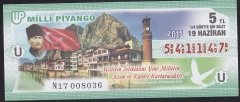 2015 19 HAZİRAN ÇEYREK BİLET U SERİSİ