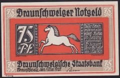 Almanya 75 Pfennig Notgeld 1921 Çil