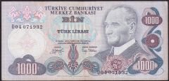6.Emisyon 2.Tertip 1000 Lira D04 071932 Çok Temiz+