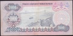 6.Emisyon 2.Tertip 1000 Lira D04 071932 Çok Temiz+