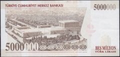 7.Emisyon 5 000 000 Lira M02 452439 Ççt Çilaltı