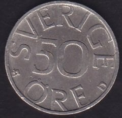 İsveç 50 Öre 1990