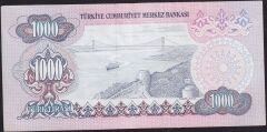 6.Emisyon 2.Tertip 1000 Lira C75 617558 Çok Temiz+