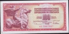 Yugoslavya 100 Dinar 1978 Ççt Çilaltı