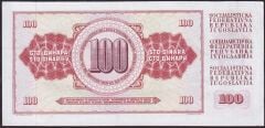 Yugoslavya 100 Dinar 1978 Ççt Çilaltı
