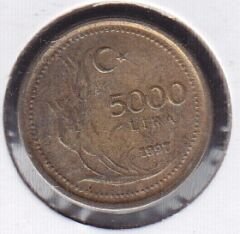 1997 Yılı 5000 Lira
