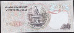 6.Emisyon 1.Tertip 50 Lira I15 737324 Çilaltı